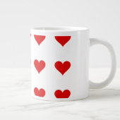 Heart Mug, Walentine`s Day, Friends Grote Koffiekop (Rechts)