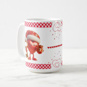 Heart mug, we houden van je hart koffiemok (Voorkant links)