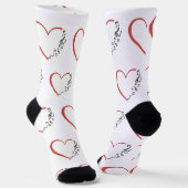 Heart Music Custom Sustainable Premium Crew Sock Sokken (Gebogen)
