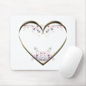 Heart n Flowers Custom Muismat (Met muis)