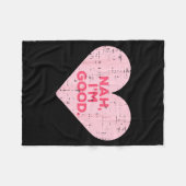 Heart Nah Im Good Anti Valentines Day Single Aware Fleece Deken (Voorkant (Horizontaal))