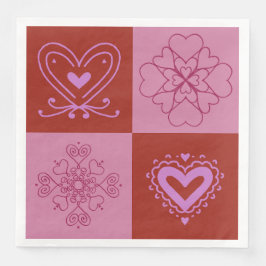 Heart Napkin Servet