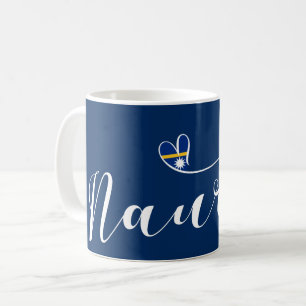 Heart Nauru Flag, I Love Nauru, Republic of Nauru Koffiemok