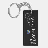 Heart Nauru Flag, I Love Nauru, Republic of Nauru Sleutelhanger (Voorkant Links)