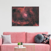 Heart Nebula Canvas Afdruk (Insitu (Woonkamer))