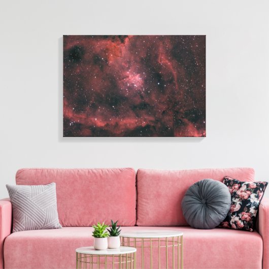 Heart Nebula Canvas Afdruk (Insitu (Woonkamer))