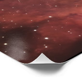 Heart Nebula IC 1805 Anime wolf Perfect Poster (Hoek)
