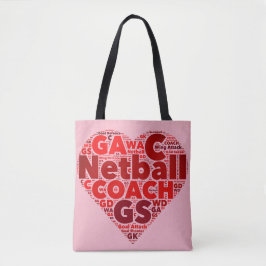 Heart Netball ThMED Coach Canvas tas