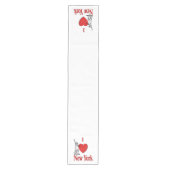 Heart New York Medium Tafelloper (Voorkant)