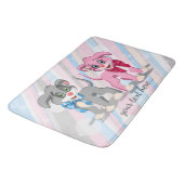 Heart Nose Puppies Cartoon Badmat (Gekanteld)