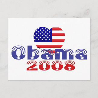 'Heart' Obama 2008 Briefkaart