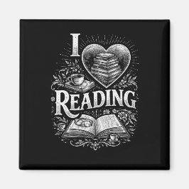Heart of a Book Lover Magneet