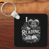 Heart of a Book Lover Sleutelhanger (Voorkant)
