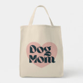Heart of a mom dog Tote bag (Achterkant)