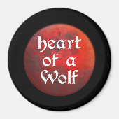 Heart of a Wolf Magnet (Voorkant)