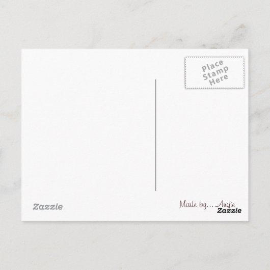 Heart of America Briefkaart (Achterkant)