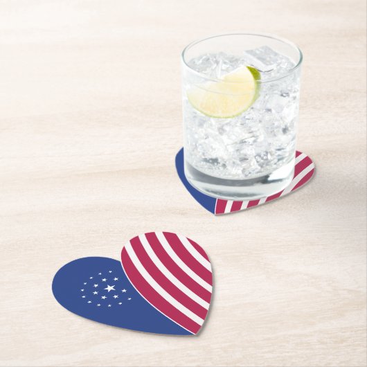 Heart of America Kartonnen Onderzetters (Insitu)