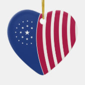 Heart of America Keramisch Ornament (Voorkant)