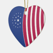 Heart of America Keramisch Ornament (Links)