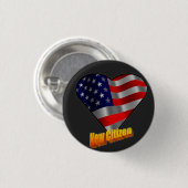 Heart of America New Citizen Button (Voorkant /achterkant)