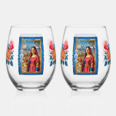 Heart of Armenia Drinkware Set Wijnglas Zonder Voet (Achterkant)