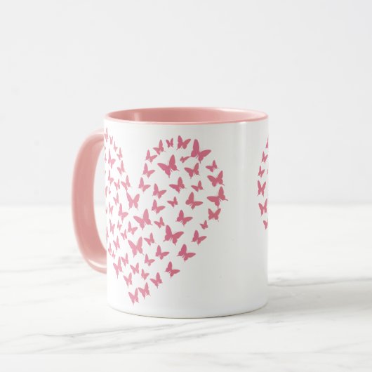 Heart of Capricious Butterflies Mok (Voorkant links)