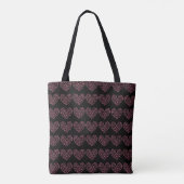 Heart of Capricious Butterflies Tote Bag (Achterkant)