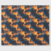 Heart of Flames Fire & Skies Cadeaupapier (Vlak)