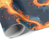 Heart of Flames Fire & Skies Cadeaupapier (Rol Hoek)