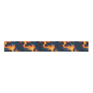 Heart of Flames Fire & Skies Grosgrain Lint
