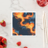 Heart of Flames Fire & Skies Servet (Insitu)