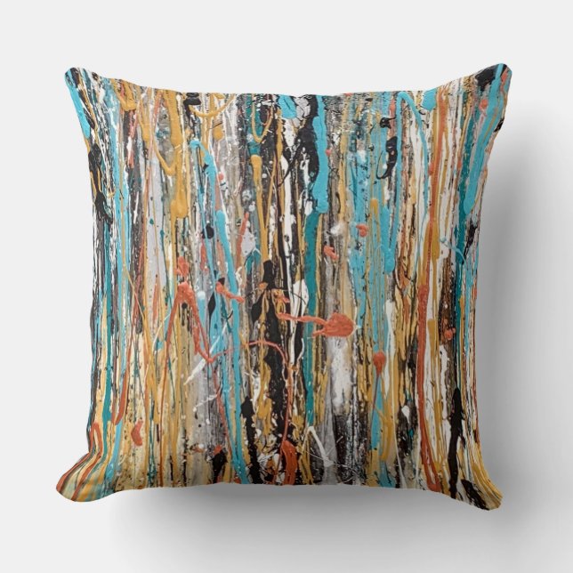 Heart of Gold 20 x 20 Katoenen Sierkussen (Voorkant)