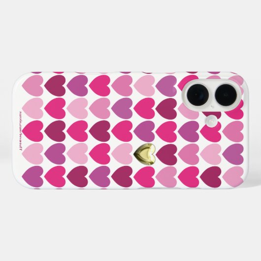 Heart of Gold Casemate iPhone Cases (Achterkant (horizontaal))