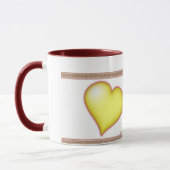 Heart of Gold Personalized Mug Mok (Links)