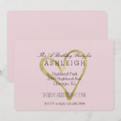 Heart of Gold verjaardag Kaart (Voorkant / Achterkant)