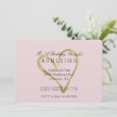 Heart of Gold verjaardag Kaart (Staand voorkant)