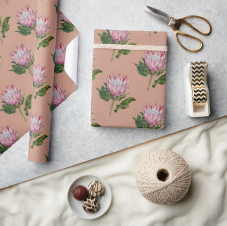 Heart of Gondwana, Dawn Pink Wrapping Paper Design Cadeaupapier
