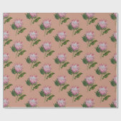 Heart of Gondwana, Dawn Pink Wrapping Paper Design Cadeaupapier (Vlak)