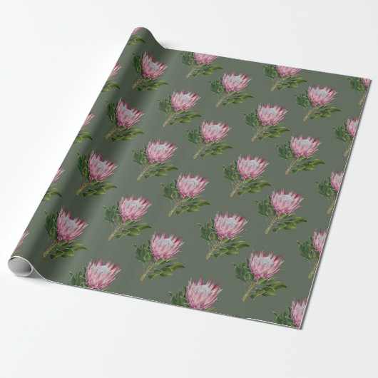 Heart of Gondwana, forest gr Wrapping Paper Design Cadeaupapier (Uitgerold)