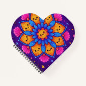 Heart of Harmony-Mandala Notebook Notitieboek (Voorkant)