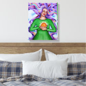 Heart of Healing 3 van Rita Loyd Canvas Afdruk (Insitu (Slaapkamer))