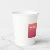 Heart Of Love-Romantic Coupe Holding Hands Design Papieren Bekers (Rechts)