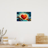 Heart of Mercy Poster (Keuken)