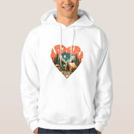 "Heart of Nature" Hoodie: A love of camping and tr Hoodie