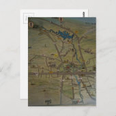 Heart of New Braunfels, Texas Briefkaart (Voorkant / Achterkant)