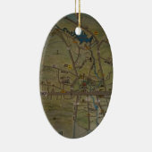 Heart of New Braunfels, Texas Keramisch Ornament (Rechts)