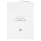 Heart of Prayer, Crown of Holly Card (Achterkant)