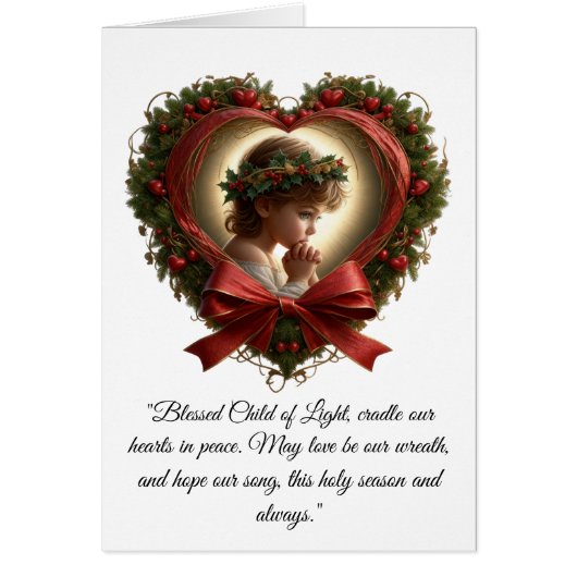 Heart of Prayer, Crown of Holly Card (Voorkant)