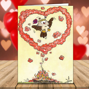 HEART OF SMOKE wenskaart van Nicole Janes Kaart