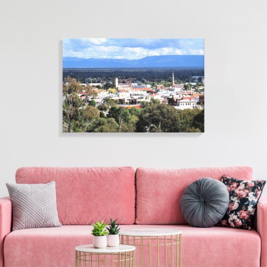 Heart of Stawell and the Grampians Canvas Afdruk (Insitu (Woonkamer))